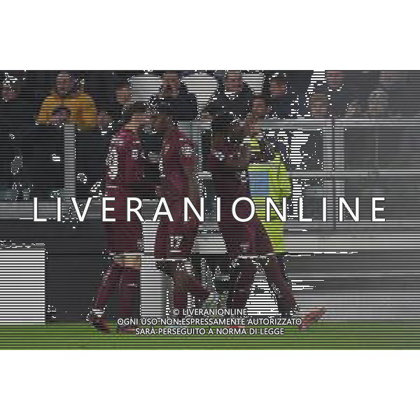 Torino 28.02.2023 Allianz Stadium Juventus vs Torino Campionato Calcio Serie A TIM 2022/2023 24a giornata Nella foto: esultanza torino dopo il gol di yann karamoh ©Viganti / AGENZIA ALDO LIVERANI SAS