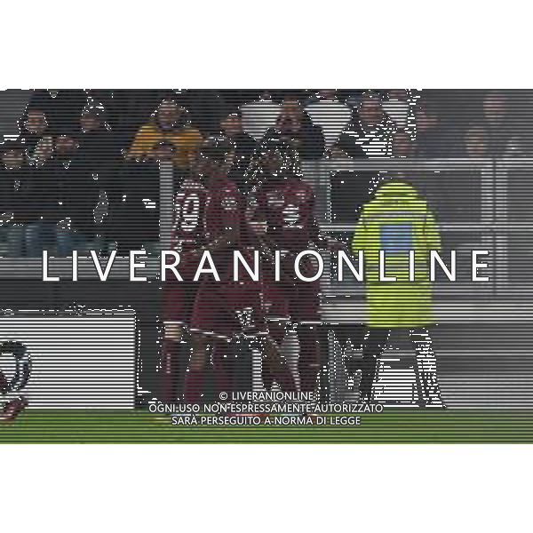 Torino 28.02.2023 Allianz Stadium Juventus vs Torino Campionato Calcio Serie A TIM 2022/2023 24a giornata Nella foto: esultanza torino dopo il gol di yann karamoh ©Viganti / AGENZIA ALDO LIVERANI SAS