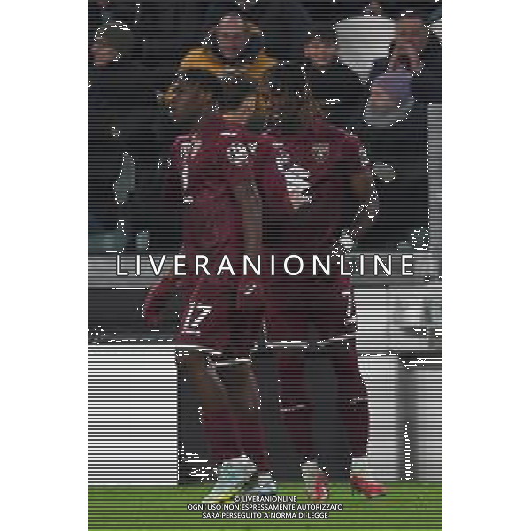 Torino 28.02.2023 Allianz Stadium Juventus vs Torino Campionato Calcio Serie A TIM 2022/2023 24a giornata Nella foto: esultanza torino dopo il gol di yann karamoh ©Viganti / AGENZIA ALDO LIVERANI SAS