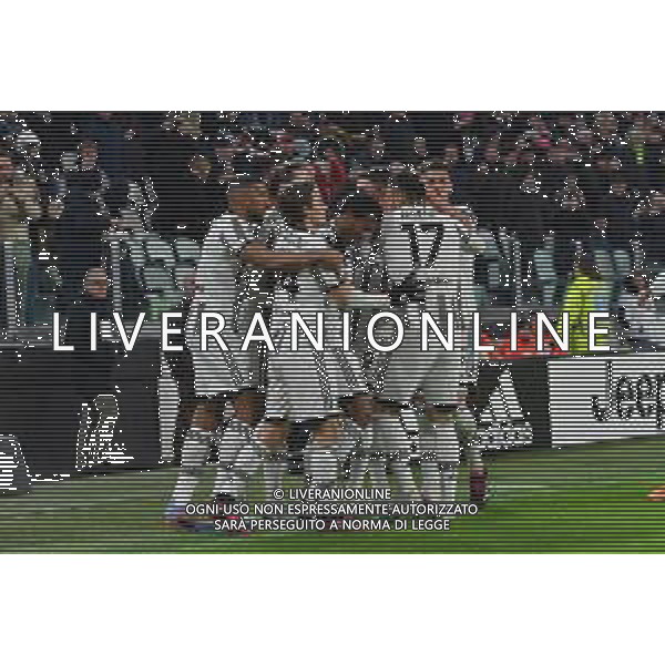 Torino 28.02.2023 Allianz Stadium Juventus vs Torino Campionato Calcio Serie A TIM 2022/2023 24a giornata Nella foto: Esultanza gol di Cuadrado ©Viganti / AGENZIA ALDO LIVERANI SAS