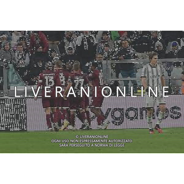 Torino 28.02.2023 Allianz Stadium Juventus vs Torino Campionato Calcio Serie A TIM 2022/2023 24a giornata Nella foto: Esultanza gol di sanabria ©Viganti / AGENZIA ALDO LIVERANI SAS