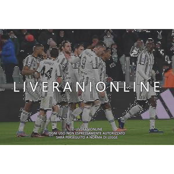 Torino 28.02.2023 Allianz Stadium Juventus vs Torino Campionato Calcio Serie A TIM 2022/2023 24a giornata Nella foto: esultanza juventus dopo il gol di adrien rbiot ©Viganti / AGENZIA ALDO LIVERANI SAS