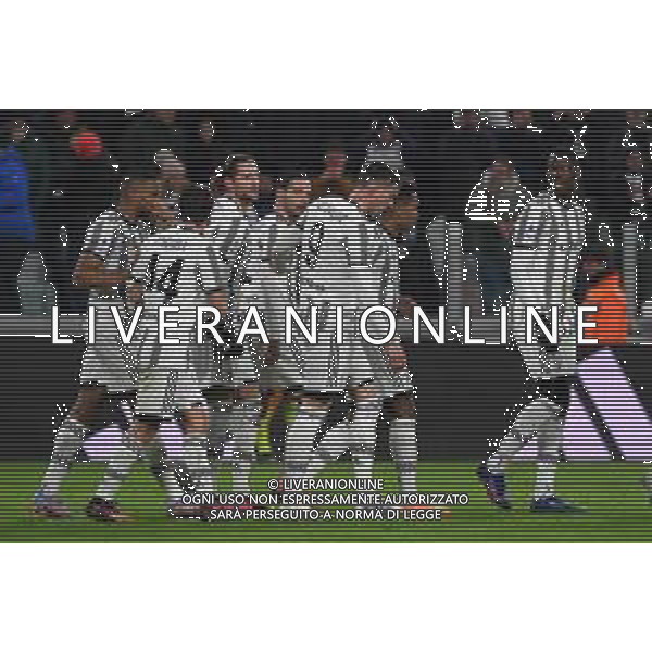 Torino 28.02.2023 Allianz Stadium Juventus vs Torino Campionato Calcio Serie A TIM 2022/2023 24a giornata Nella foto: esultanza juventus dopo il gol di adrien rbiot ©Viganti / AGENZIA ALDO LIVERANI SAS