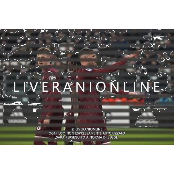 Torino 28.02.2023 Allianz Stadium Juventus vs Torino Campionato Calcio Serie A TIM 2022/2023 24a giornata Nella foto: esultanza antonio sanabria dopo il gol ©Viganti / AGENZIA ALDO LIVERANI SAS