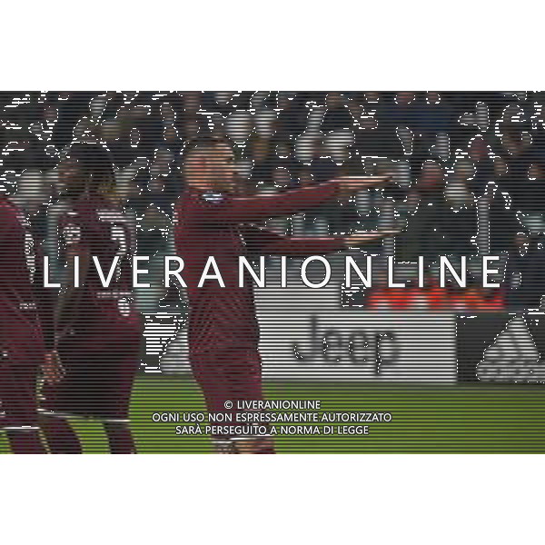 Torino 28.02.2023 Allianz Stadium Juventus vs Torino Campionato Calcio Serie A TIM 2022/2023 24a giornata Nella foto: esultanza antonio sanabria dopo il gol ©Viganti / AGENZIA ALDO LIVERANI SAS