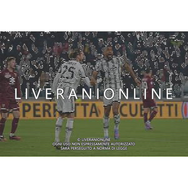 Torino 28.02.2023 Allianz Stadium Juventus vs Torino Campionato Calcio Serie A TIM 2022/2023 24a giornata Nella foto: esultanza gleison bremer e adrien rabiot dopo il gol ©Viganti / AGENZIA ALDO LIVERANI SAS