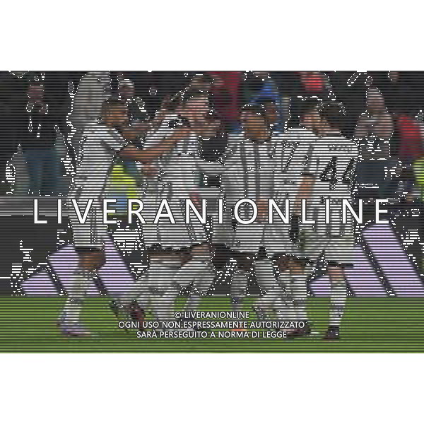 Torino 28.02.2023 Allianz Stadium Juventus vs Torino Campionato Calcio Serie A TIM 2022/2023 24a giornata Nella foto: esultanza juventus dopo il gol di adrien rabiot ©Viganti / AGENZIA ALDO LIVERANI SAS