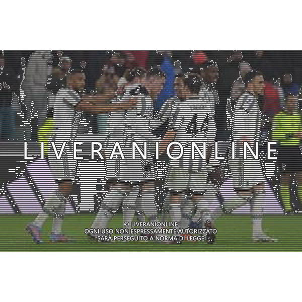 Torino 28.02.2023 Allianz Stadium Juventus vs Torino Campionato Calcio Serie A TIM 2022/2023 24a giornata Nella foto: esultanza juventus dopo il gol di adrien rabiot ©Viganti / AGENZIA ALDO LIVERANI SAS