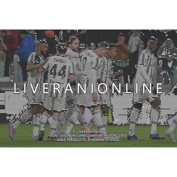 Torino 28.02.2023 Allianz Stadium Juventus vs Torino Campionato Calcio Serie A TIM 2022/2023 24a giornata Nella foto: esultanza juventus dopo il gol di adrien rabiot ©Viganti / AGENZIA ALDO LIVERANI SAS