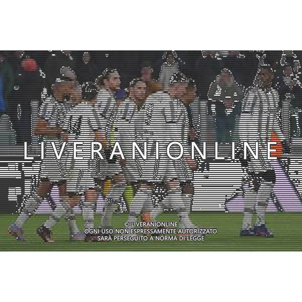 Torino 28.02.2023 Allianz Stadium Juventus vs Torino Campionato Calcio Serie A TIM 2022/2023 24a giornata Nella foto: esultanza juventus dopo il gol di adrien rabiot ©Viganti / AGENZIA ALDO LIVERANI SAS