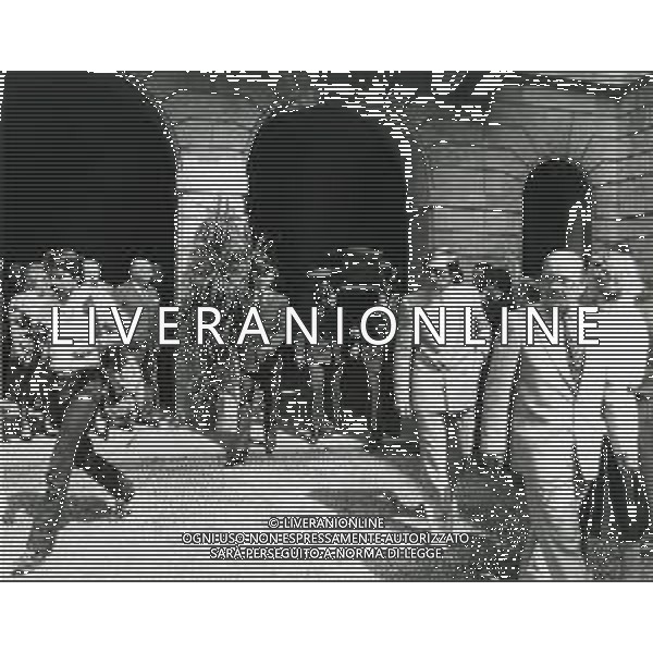 1983 MILANO FUNERALI DI ANDREA RIZZOLI-EDITORE PRODUTTORE CINEMATOGRAFICO E DIRIGENTE SPORTIVO NELLA FOTO I FUNERALI DI ANDREA RIZZOLI A MILANO NELL\'ANNO 1983 AG ALDO LIVERANI SAS