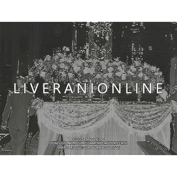 1983 MILANO FUNERALI DI ANDREA RIZZOLI-EDITORE PRODUTTORE CINEMATOGRAFICO E DIRIGENTE SPORTIVO NELLA FOTO I FUNERALI DI ANDREA RIZZOLI A MILANO NELL\'ANNO 1983 AG ALDO LIVERANI SAS