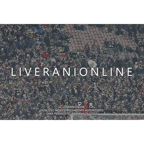 1-3-2023. Cagliari Calcio-Genoa C.F.C. 26° giornata serie BKT 2022/2023, stadio Unipol Domus Cagliari. Foto Salvatore Moi/Aldo Liverani s.a.s. Nella foto: Sconvolts, tifosi del Cagliari Calcio in curva nord dello stadio Unipol Domus di Cagliari. ©MOI / AGENZIA ALDO LIVERANI SAS