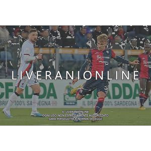 1-3-2023. Cagliari Calcio-Genoa C.F.C. 26° giornata serie BKT 2022/2023, stadio Unipol Domus Cagliari. Foto Salvatore Moi/Aldo Liverani s.a.s. Nella foto: Christos Kourfalidis Cagliari ©MOI / AGENZIA ALDO LIVERANI SAS