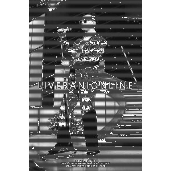 RETROSPETTIVA ENRICO RUGGERI CANTANTE NELLA FOTO AL FESTIVAL DI SANREMO NEL 1984 ©Archivio Giovanni Liverani / AGENZIA ALDO LIVERANI SAS