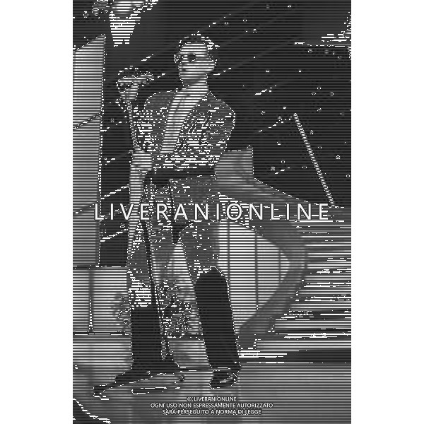 RETROSPETTIVA ENRICO RUGGERI CANTANTE NELLA FOTO AL FESTIVAL DI SANREMO NEL 1984 ©Archivio Giovanni Liverani / AGENZIA ALDO LIVERANI SAS