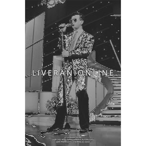 RETROSPETTIVA ENRICO RUGGERI CANTANTE NELLA FOTO AL FESTIVAL DI SANREMO NEL 1984 ©Archivio Giovanni Liverani / AGENZIA ALDO LIVERANI SAS