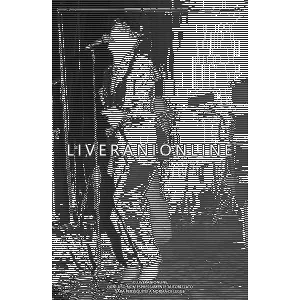 RETROSPETTIVA IVAN CATTANEO CANTANTE NELLA FOTO A MILANO NEL 1979 ©Archivio Giovanni Liverani / AGENZIA ALDO LIVERANI SAS