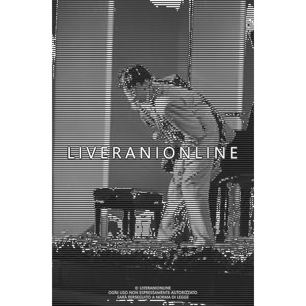 RETROSPETTIVA IVAN CATTANEO CANTANTE NELLA FOTO ALLA SERATA UNICEF DICEMBRE 1983 ©Archivio Giovanni Liverani / AGENZIA ALDO LIVERANI SAS