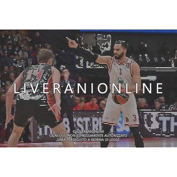 TVRG Nazareth Jersey Naz Mitrou-Long (Olimpia Milano) EA7 Emporio Armani Milano vs Olympiacos Pireo Assago (MI) 03-03-2023 Mediolanum Forum Turkish Airlines Euroleague 26a giornata regular season foto Roberto Garavaglia/ag. Aldo Liverani sas