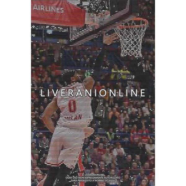 TVRG Brandon Davies (Olimpia Milano) EA7 Emporio Armani Milano vs Olympiacos Pireo Assago (MI) 03-03-2023 Mediolanum Forum Turkish Airlines Euroleague 26a giornata regular season foto Roberto Garavaglia/ag. Aldo Liverani sas