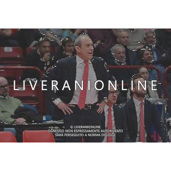 TVRG Ettore Messina allenatore Olimpia Milano EA7 Emporio Armani Milano vs Olympiacos Pireo Assago (MI) 03-03-2023 Mediolanum Forum Turkish Airlines Euroleague 26a giornata regular season foto Roberto Garavaglia/ag. Aldo Liverani sas