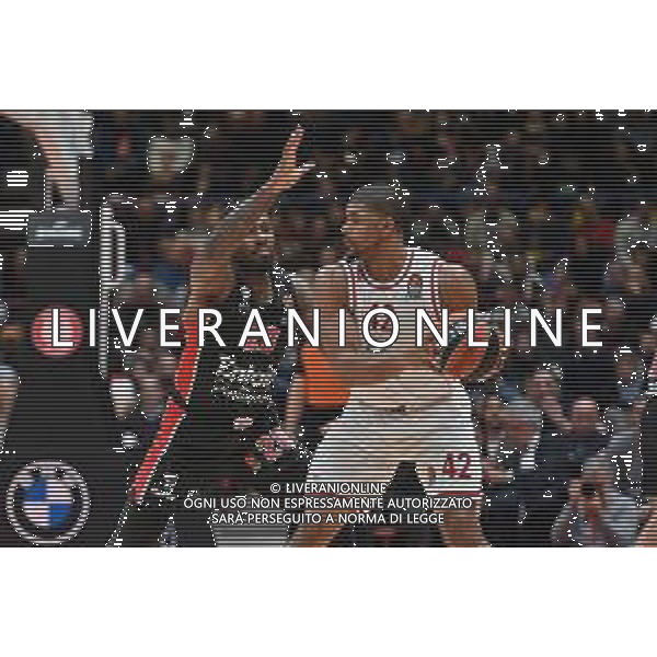 TVRG Tarik Black (Olympiacos Pireo) e Kyle Hines (Olimpia Milano) EA7 Emporio Armani Milano vs Olympiacos Pireo Assago (MI) 03-03-2023 Mediolanum Forum Turkish Airlines Euroleague 26a giornata regular season foto Roberto Garavaglia/ag. Aldo Liverani sas