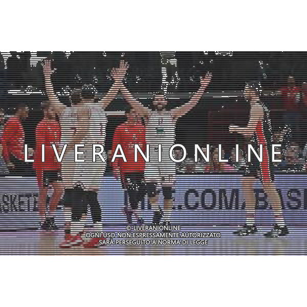 TVRG esultanza Olimpia Milano EA7 Emporio Armani Milano vs Olympiacos Pireo Assago (MI) 03-03-2023 Mediolanum Forum Turkish Airlines Euroleague 26a giornata regular season foto Roberto Garavaglia/ag. Aldo Liverani sas