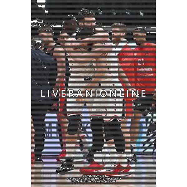 TVRG esultanza Olimpia Milano EA7 Emporio Armani Milano vs Olympiacos Pireo Assago (MI) 03-03-2023 Mediolanum Forum Turkish Airlines Euroleague 26a giornata regular season foto Roberto Garavaglia/ag. Aldo Liverani sas
