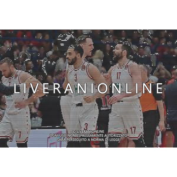 TVRG esultanza Olimpia Milano EA7 Emporio Armani Milano vs Olympiacos Pireo Assago (MI) 03-03-2023 Mediolanum Forum Turkish Airlines Euroleague 26a giornata regular season foto Roberto Garavaglia/ag. Aldo Liverani sas