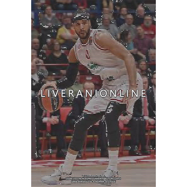 TVRG Brandon Davies (Olimpia Milano) EA7 Emporio Armani Milano vs Olympiacos Pireo Assago (MI) 03-03-2023 Mediolanum Forum Turkish Airlines Euroleague 26a giornata regular season foto Roberto Garavaglia/ag. Aldo Liverani sas/ AGENZIA ALDO LIVERANI SAS