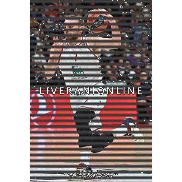 TVRG Stefano Tonut (Olimpia Milano) EA7 Emporio Armani Milano vs Olympiacos Pireo Assago (MI) 03-03-2023 Mediolanum Forum Turkish Airlines Euroleague 26a giornata regular season foto Roberto Garavaglia/ag. Aldo Liverani sas/ AGENZIA ALDO LIVERANI SAS