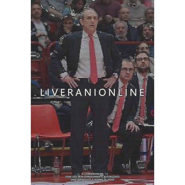 TVRG Ettore Messina allenatore Olimpia Milano EA7 Emporio Armani Milano vs Olympiacos Pireo Assago (MI) 03-03-2023 Mediolanum Forum Turkish Airlines Euroleague 26a giornata regular season foto Roberto Garavaglia/ag. Aldo Liverani sas/ AGENZIA ALDO LIVERANI SAS