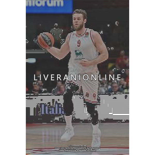 TVRG Nicolo\' Melli (Olimpia Milano) EA7 Emporio Armani Milano vs Olympiacos Pireo Assago (MI) 03-03-2023 Mediolanum Forum Turkish Airlines Euroleague 26a giornata regular season foto Roberto Garavaglia/ag. Aldo Liverani sas/ AGENZIA ALDO LIVERANI SAS