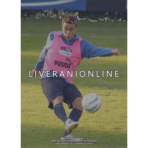 COVERCIANO NOVEMBRE 2005 ALLENAMENTO NAZIONALE ITALIANA BELLA FOTO FABIO CANNAVARO AGENZIA ALDO LIVERANI