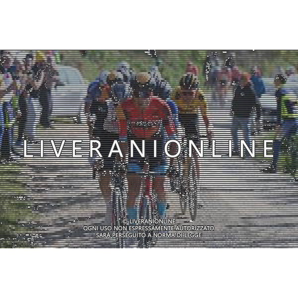 04-03-2023 Strade Bianche; 2023, Bahrain - Victorious; Bilbao, Peio; Monte Sante Marie; ©SIROTTI / AGENZIA ALDO LIVERANI SAS