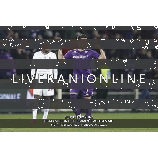 ZCP - Fiorentina - Milan Campionato di Calcio serie A del 04/03/2023 - nella foto: Esultanza Jovic Luka(acf Fiorentina)-dopo il goal ©Claudio Zamagni/Agenzia Aldo Liverani s.a.s. / AGENZIA ALDO LIVERANI SAS