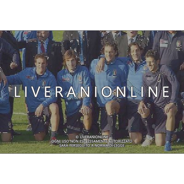 COVERCIANO NOVEMBRE 2005 ALLENAMENTO NAZIONALE ITALIANA BELLA FOTO ALESSANDRO DEL PIERO-ANDREA PIRLO-LUCA TONI-MARCO MATERAZZI-FABIO GROSSO AGENZIA ALDO LIVERANI