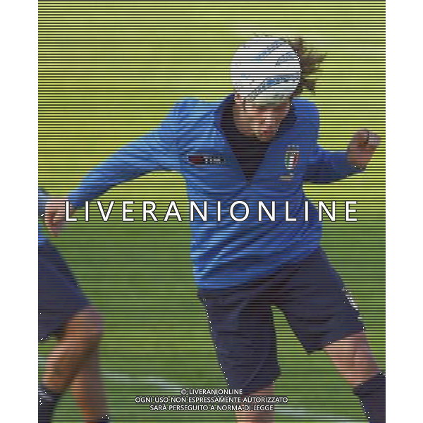 COVERCIANO NOVEMBRE 2005 ALLENAMENTO NAZIONALE ITALIANA BELLA FOTO MATERAZZI MARCO AGENZIA ALDO LIVERANI