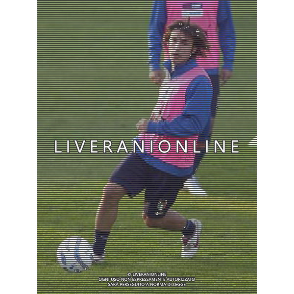 COVERCIANO NOVEMBRE 2005 ALLENAMENTO NAZIONALE ITALIANA BELLA FOTO ANDREA PIRLO AGENZIA ALDO LIVERANI