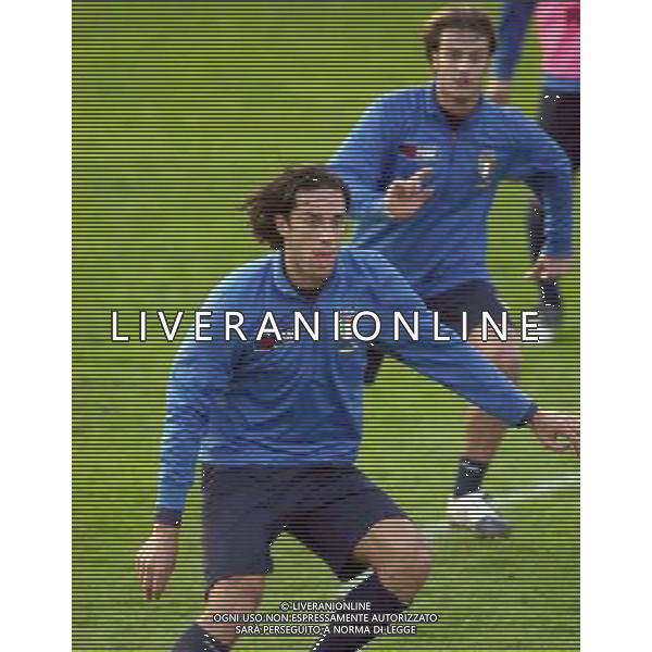 COVERCIANO NOVEMBRE 2005 ALLENAMENTO NAZIONALE ITALIANA BELLA FOTO TONI LUCA AGENZIA ALDO LIVERANI