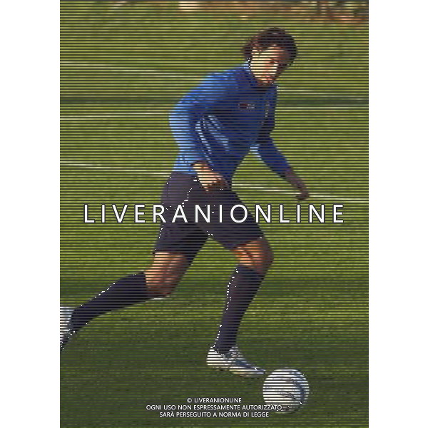 COVERCIANO NOVEMBRE 2005 ALLENAMENTO NAZIONALE ITALIANA BELLA FOTO TONI LUCA AGENZIA ALDO LIVERANI