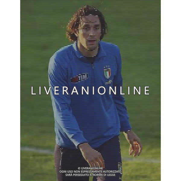 COVERCIANO NOVEMBRE 2005 ALLENAMENTO NAZIONALE ITALIANA BELLA FOTO TONI LUCA AGENZIA ALDO LIVERANI