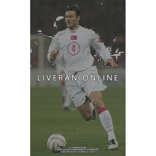 Berna 12 novembre 2005 Svizzera - Turchia play off qualificazioni mondiali Germania 2006 nella foto: Alpay Ozalan foto Andry / Ag. Aldo Liverani