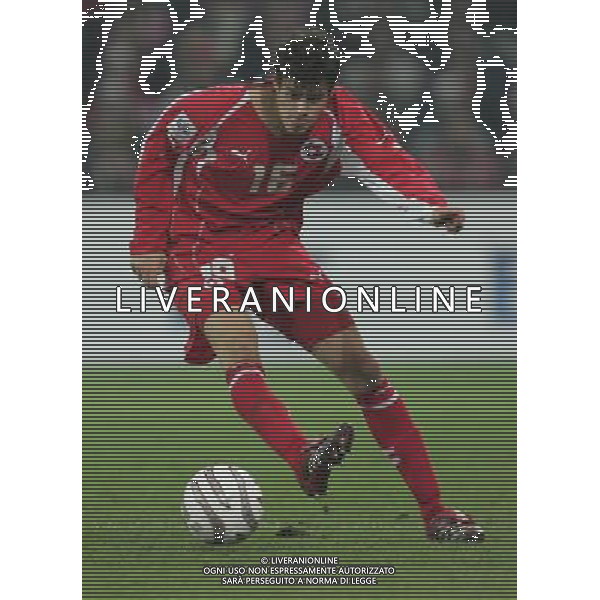 Berna 12 novembre 2005 Svizzera - Turchia play off qualificazioni mondiali Germania 2006 nella foto: Barnetta Tranquillo foto Andry / Ag. Aldo Liverani