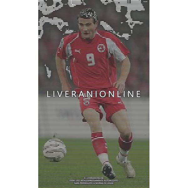 Berna 12 novembre 2005 Svizzera - Turchia play off qualificazioni mondiali Germania 2006 nella foto: Frei Alexander foto Andry / Ag. Aldo Liverani