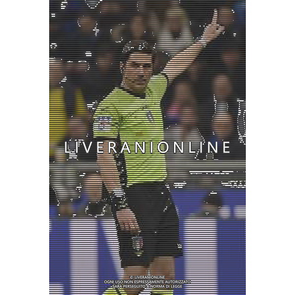 l\'arbitro Gianluca Manganiello di Pinerolo (TO) Inter vs Lecce Milano 05-03-2023 Stadio Giuseppe Meazza - San Siro Campionato Serie A TIM - 25a giornata foto Roberto Garavaglia/ag. Aldo Liverani sas / AGENZIA ALDO LIVERANI SAS