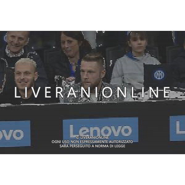 MILAN SKRINIAR E FEDERICO DI MARCO IN TRIBUNA - INTER vs LECCE Campionato calcio Serie A TIM 05-03-2023 ©PAOLO GIAMPIETRI / AGENZIA ALDO LIVERANI SAS