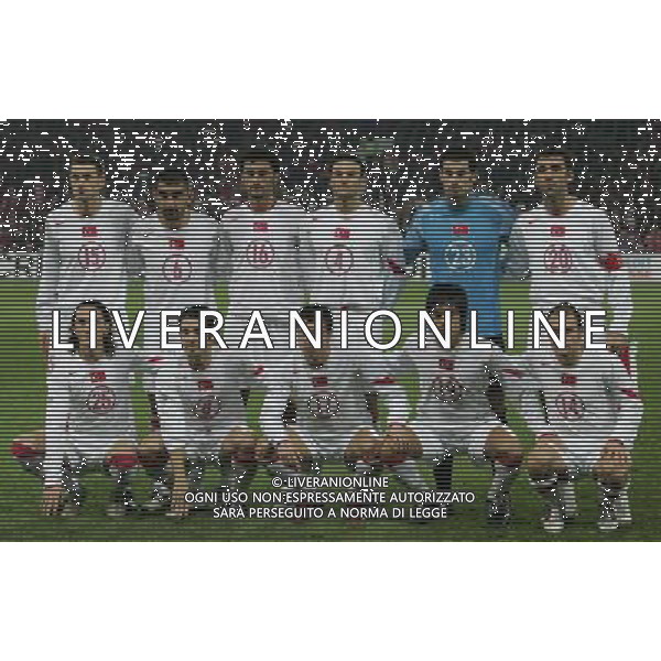 Berna 12 novembre 2005 Svizzera - Turchia play off qualificazioni mondiali Germania 2006 nella foto: formazione Turchia foto Andry / Ag. Aldo Liverani