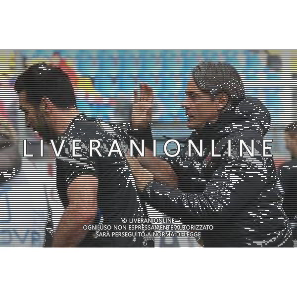 04/03/2023 STADIO ORESTE GRANILLO CAMPIONATO NAZIONALE DI CALCIO SERIE B. REGGINA VS PARMA IN FOTO GIANLUIGI BUFFON PARMA E FILIPPO INZAGHI ALLENATORE REGGINA ©PASQUALE GARREFFA / AGENZIA ALDO LIVERANI SAS